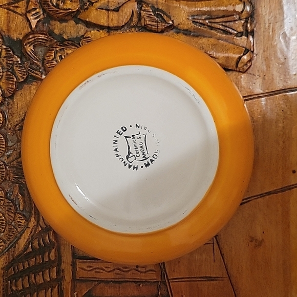 Beautiful Artisan Hand painted bowl. EUC. - Picture 3 of 8